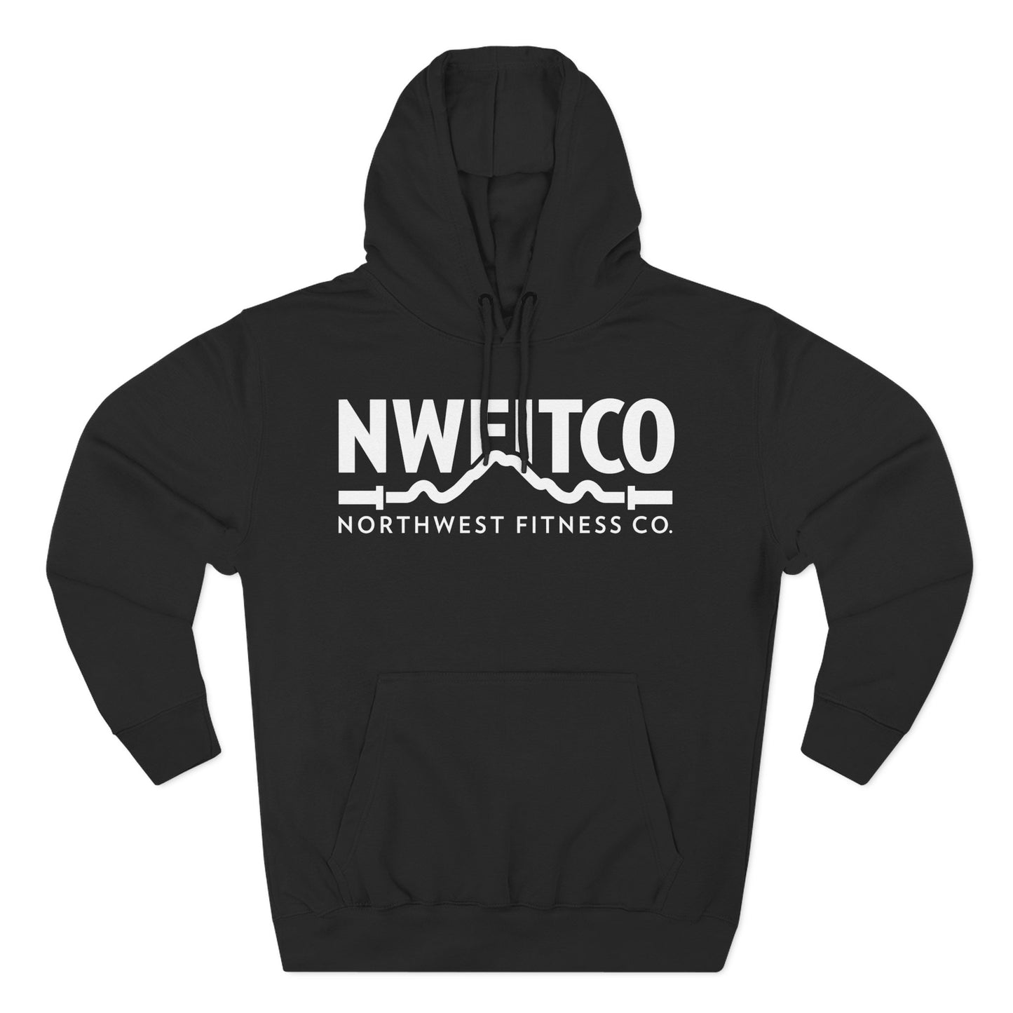 NWFITCO WHITE LOGO HOODIE