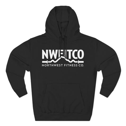 NWFITCO WHITE LOGO HOODIE