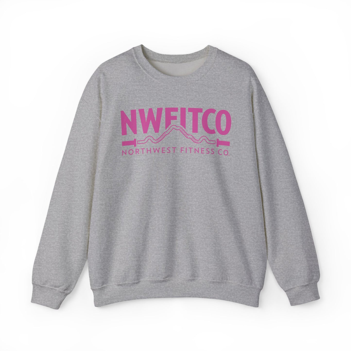 NWFITCO PINK LOGO CREWNECK