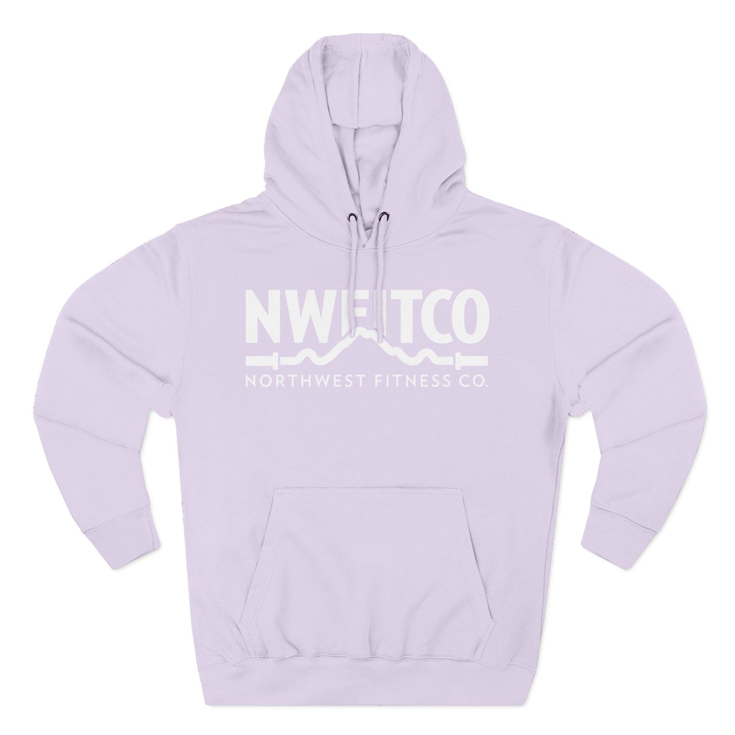 NWFITCO WHITE LOGO HOODIE