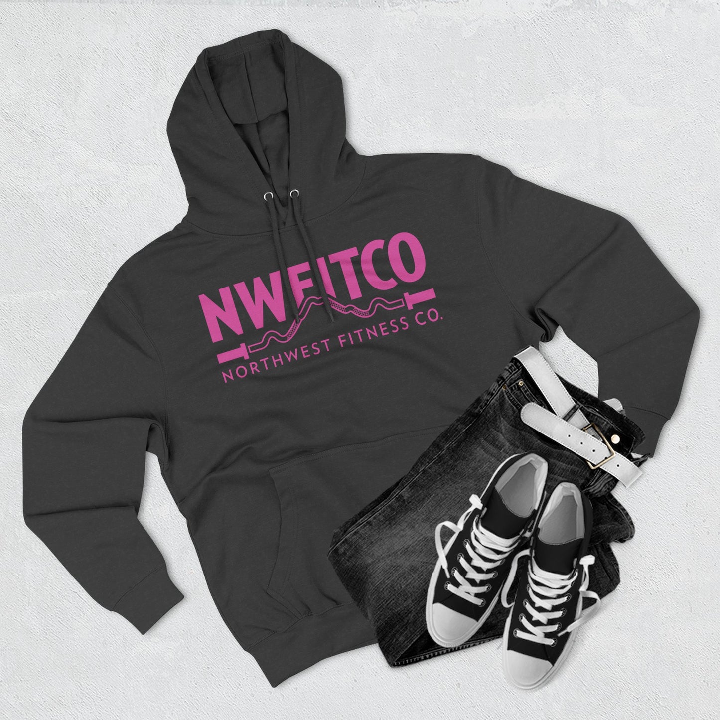 NWFITCO PINK LOGO HOODIE