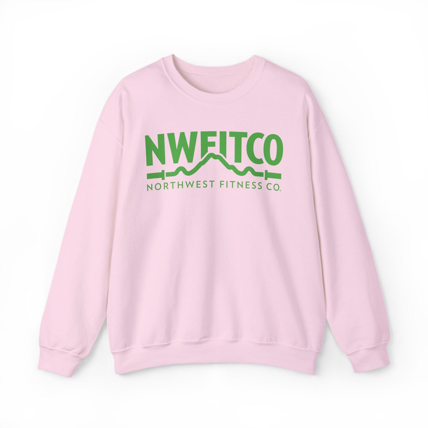 NWFITCO GREEN LOGO CREWNECK
