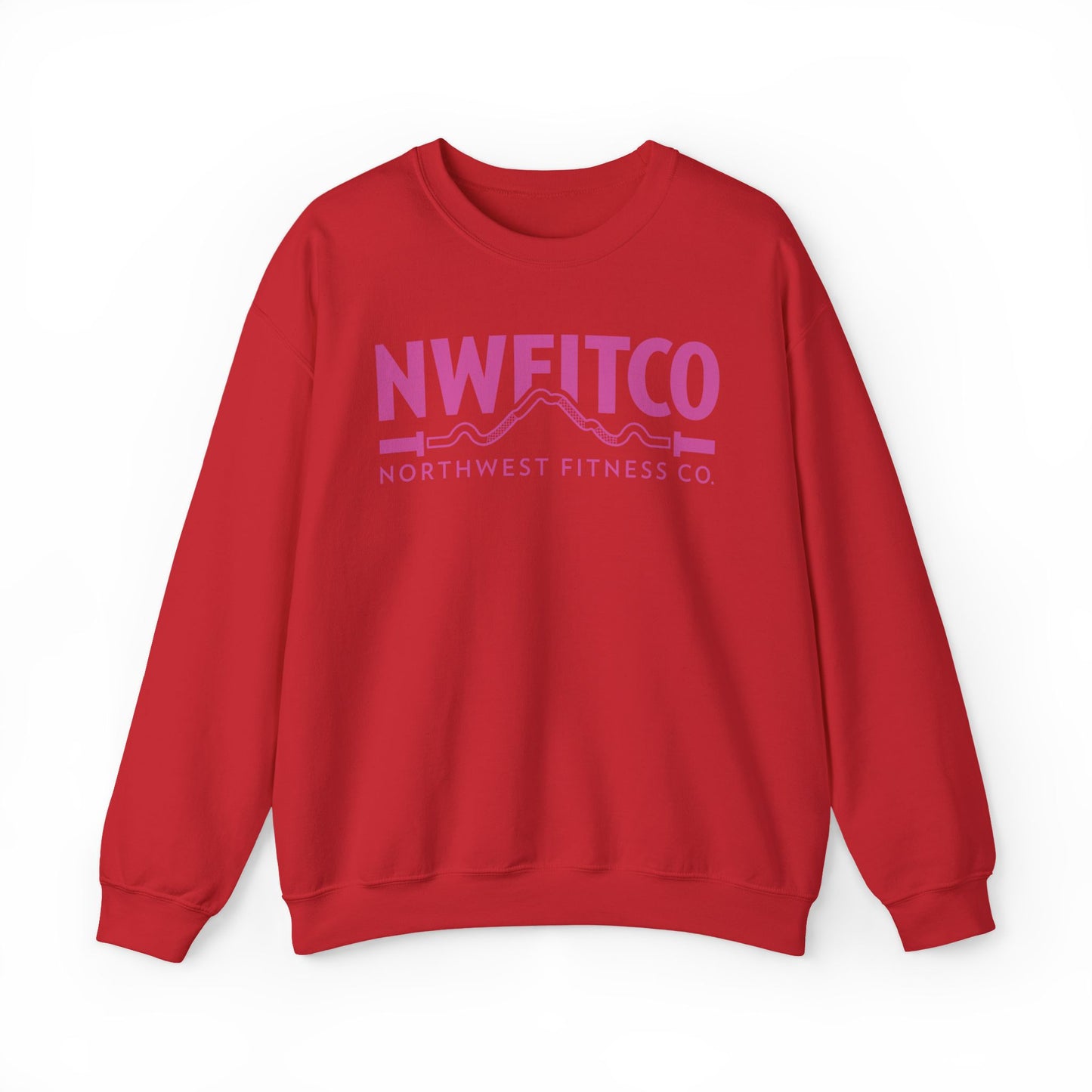 NWFITCO PINK LOGO CREWNECK