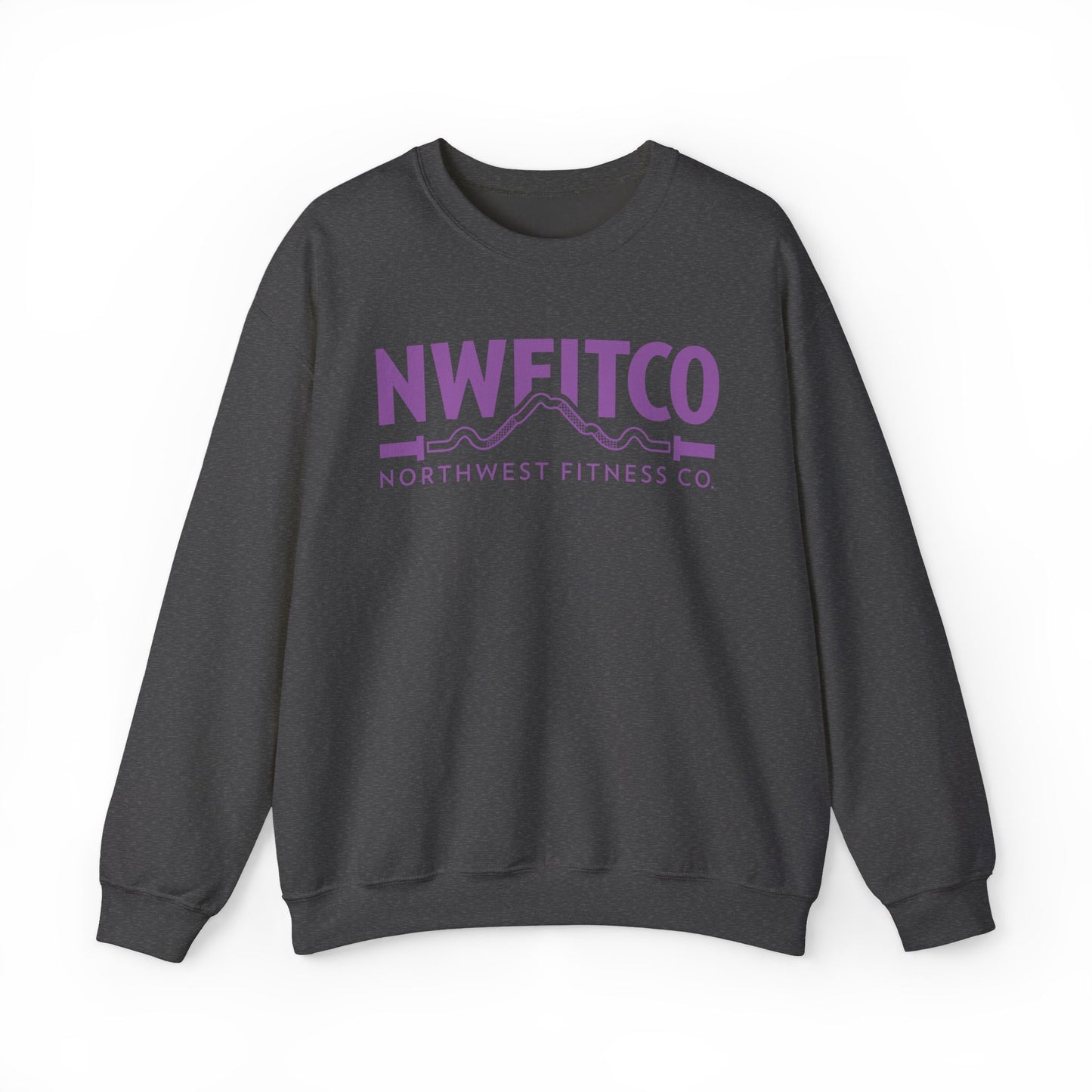 NWFITCO PURPLE LOGO CREWNECK