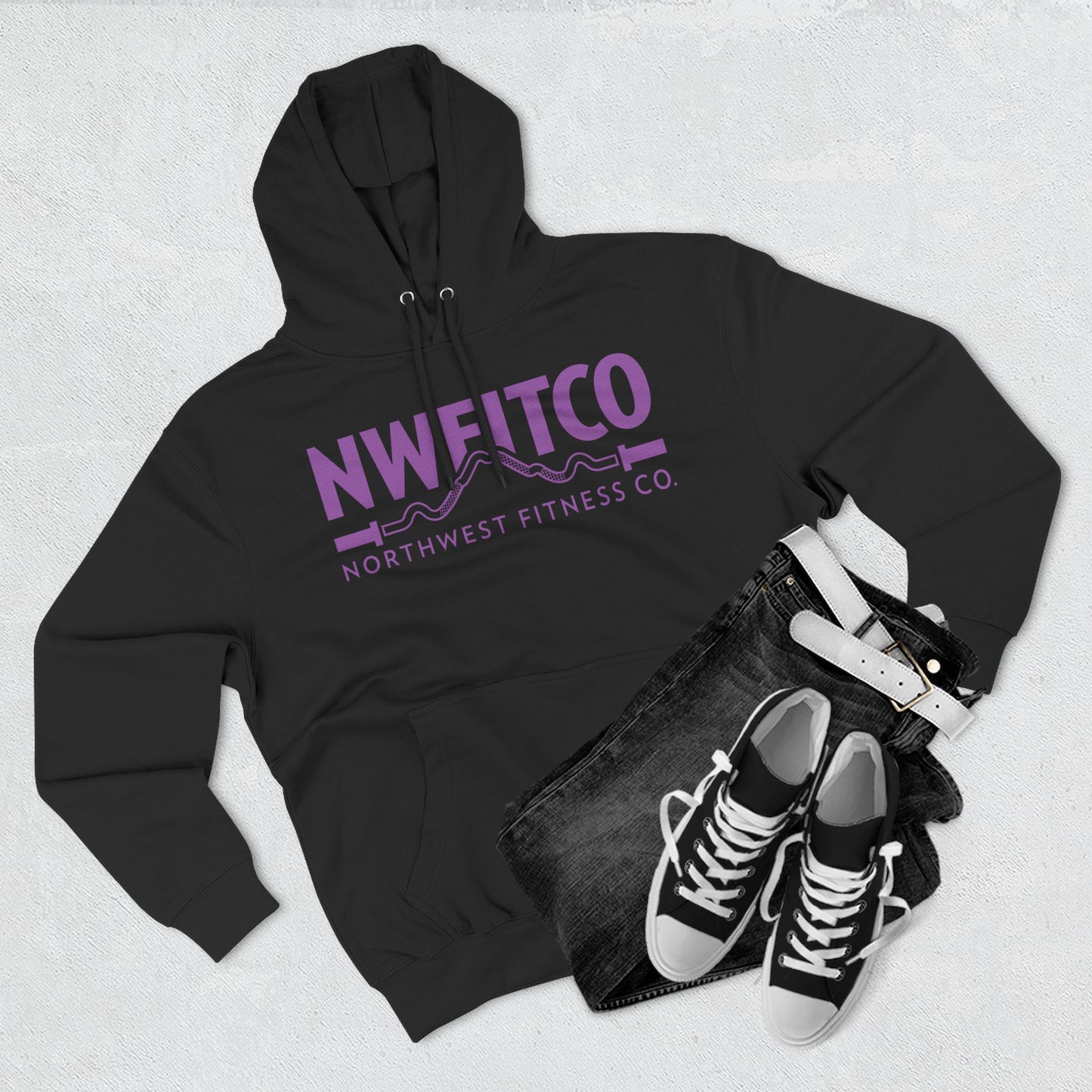 NWFITCO PURPLE LOGO HOODIE