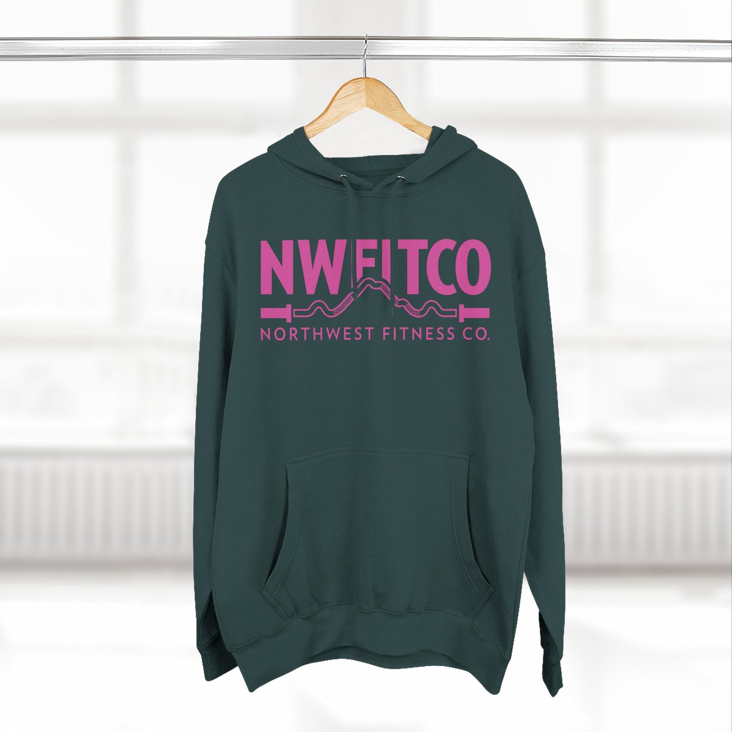 NWFITCO PINK LOGO HOODIE