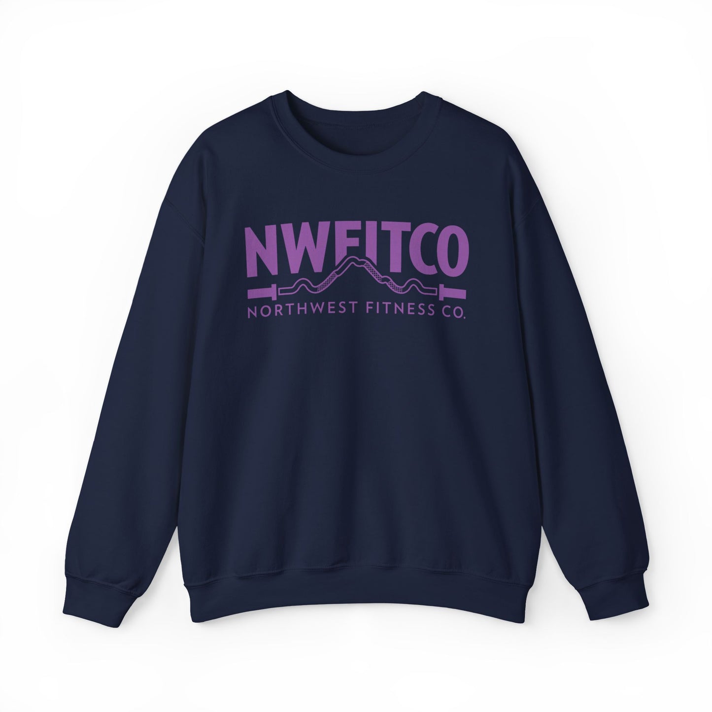 NWFITCO PURPLE LOGO CREWNECK