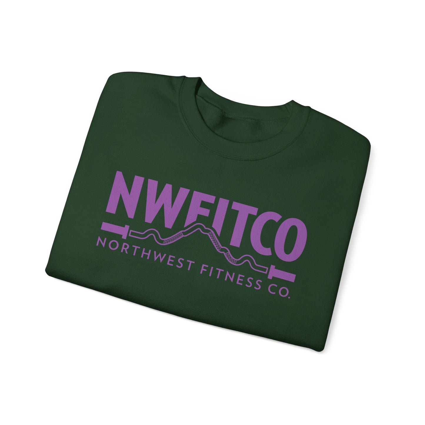 NWFITCO PURPLE LOGO CREWNECK