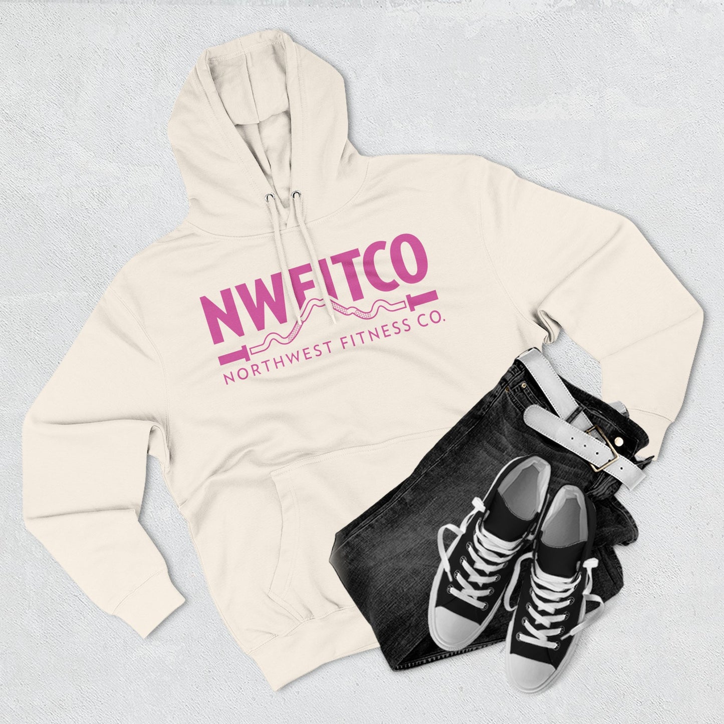 NWFITCO PINK LOGO HOODIE