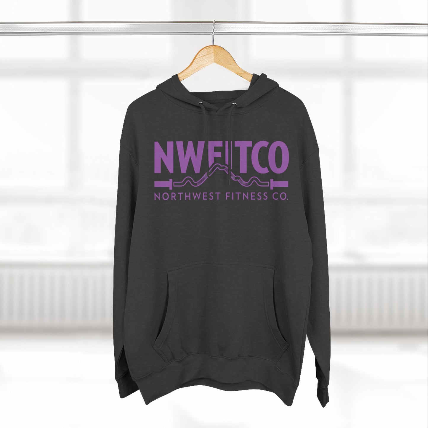 NWFITCO PURPLE LOGO HOODIE