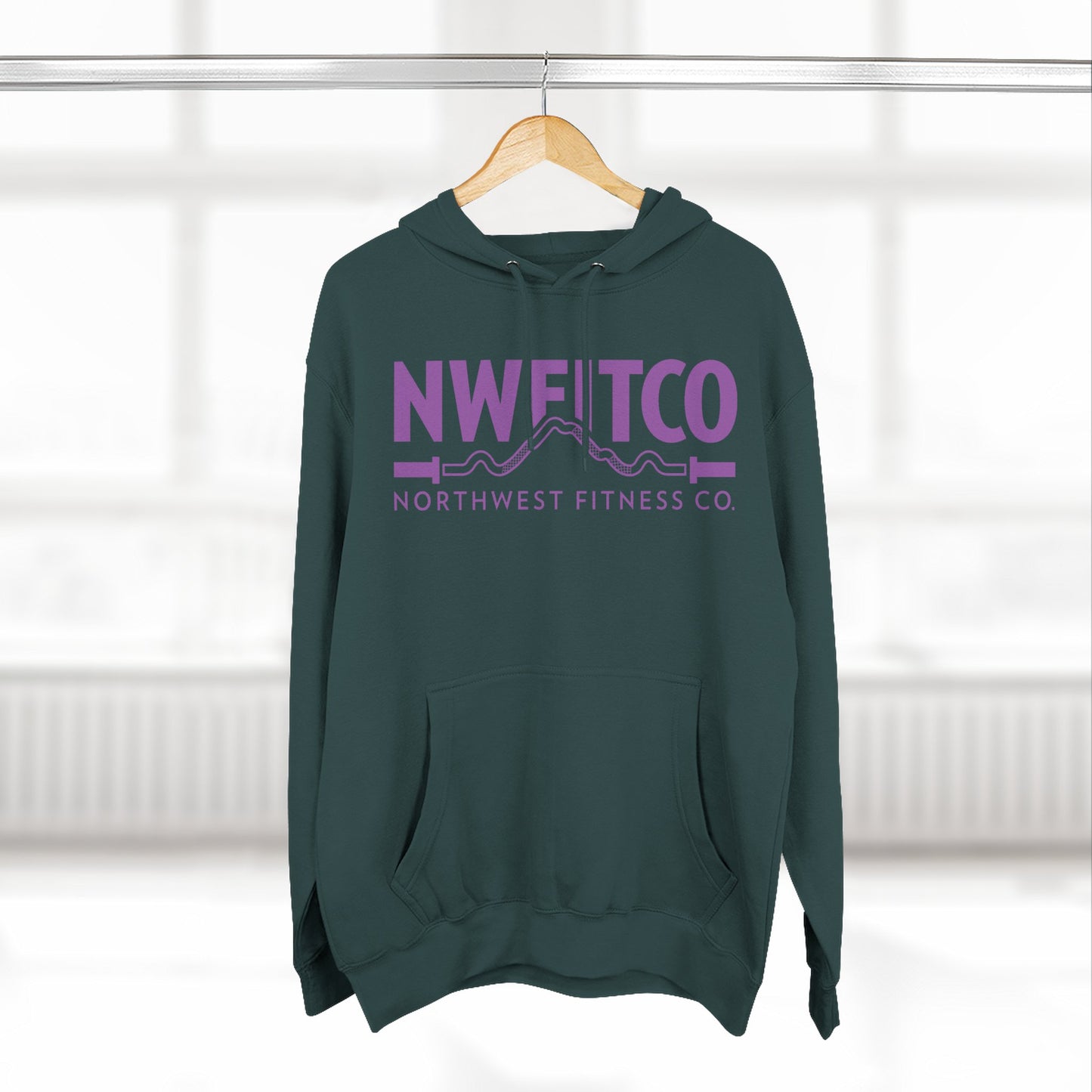 NWFITCO PURPLE LOGO HOODIE