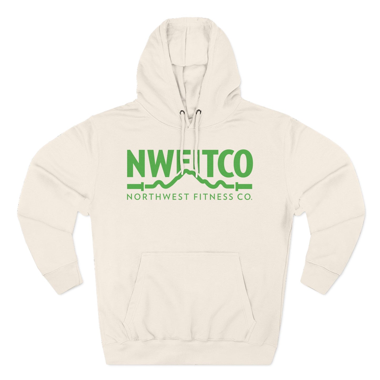 NWFITCO GREEN LOGO HOODIE
