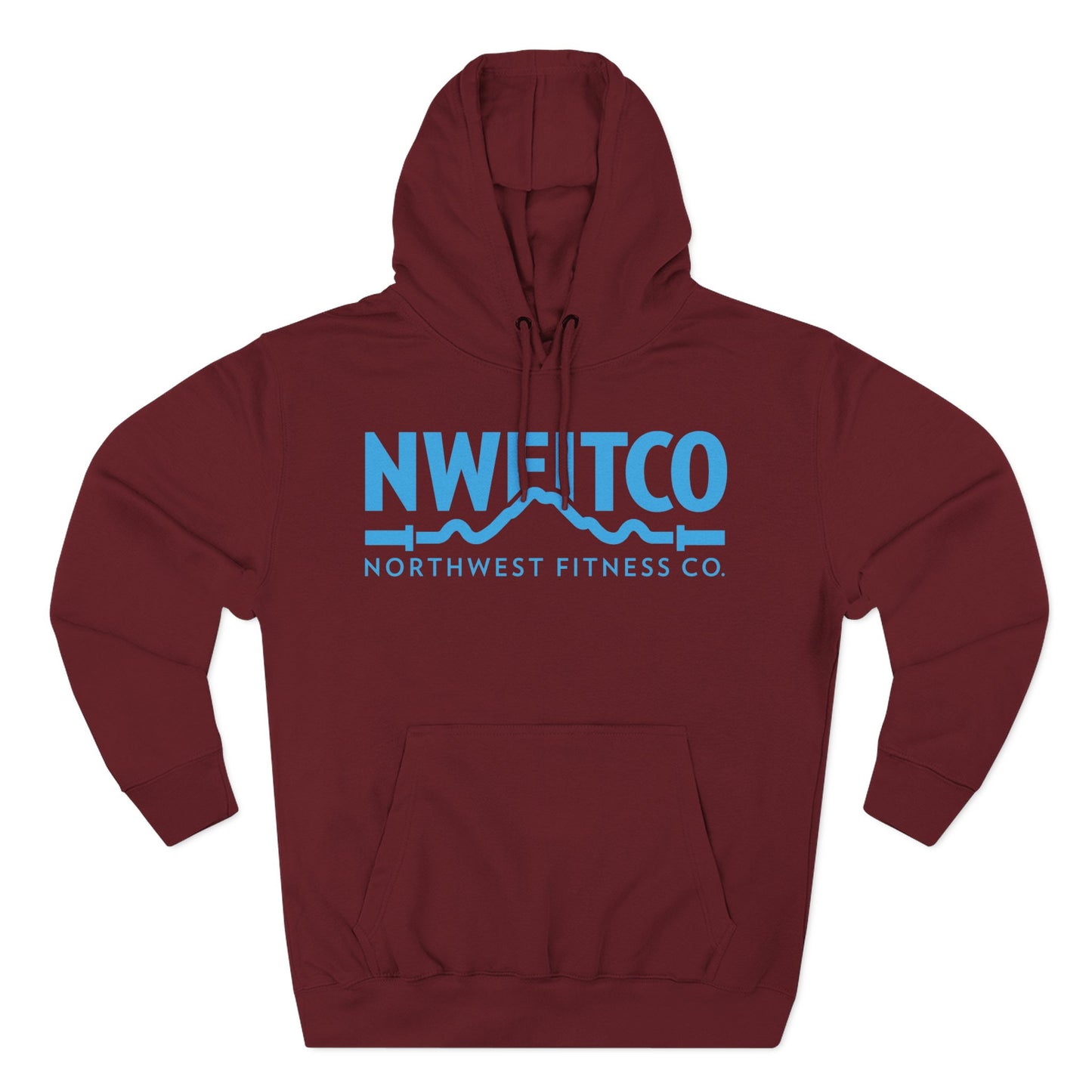 NWFITCO LIGHT BLUE LOGO HOODIE