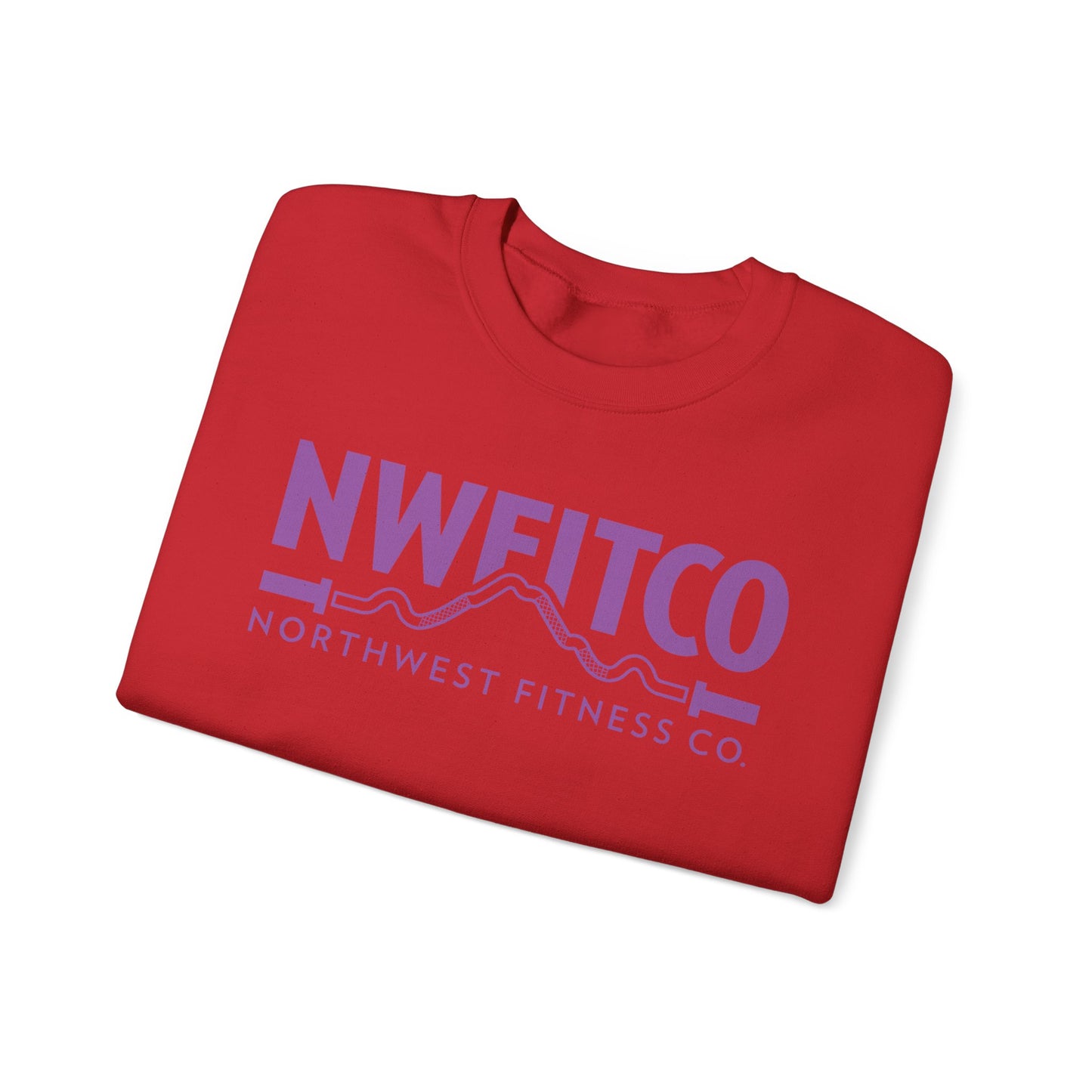 NWFITCO PURPLE LOGO CREWNECK