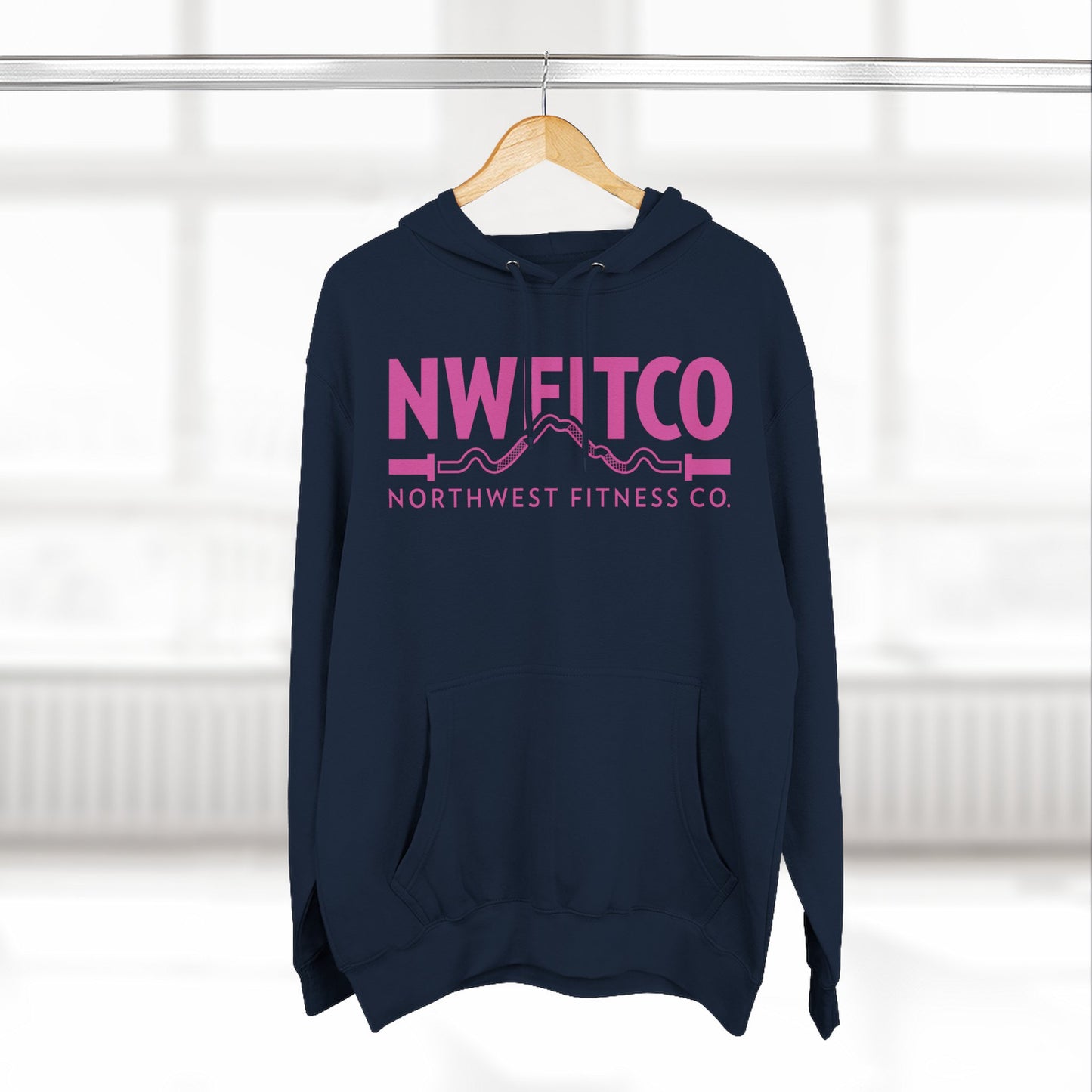 NWFITCO PINK LOGO HOODIE