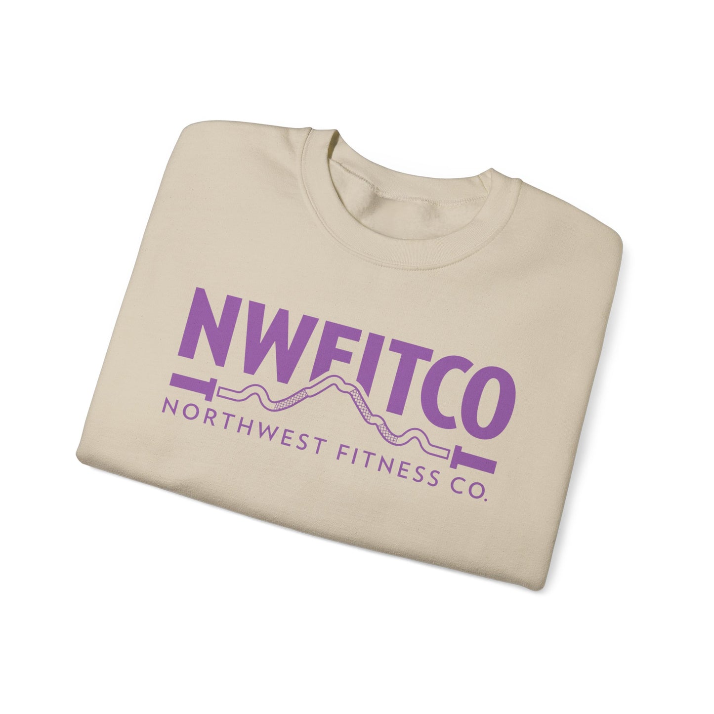 NWFITCO PURPLE LOGO CREWNECK