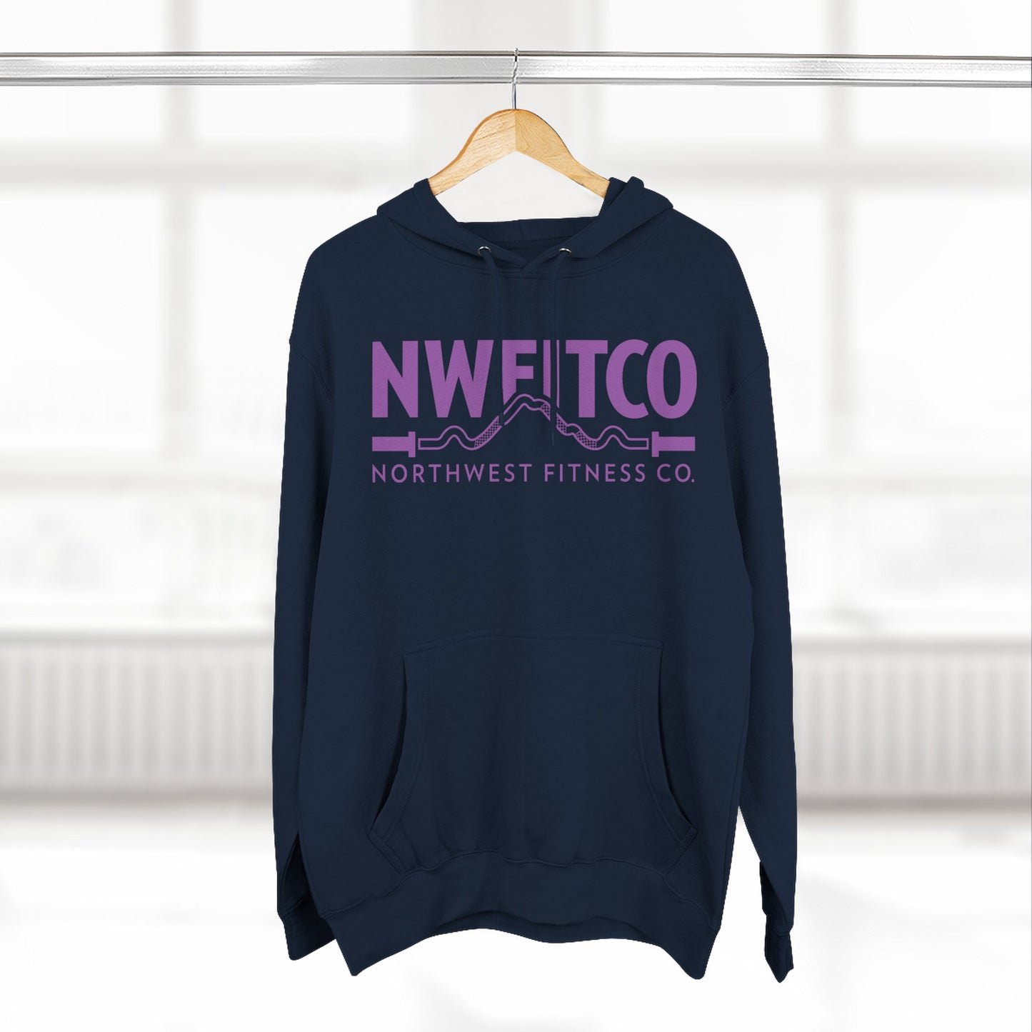 NWFITCO PURPLE LOGO HOODIE