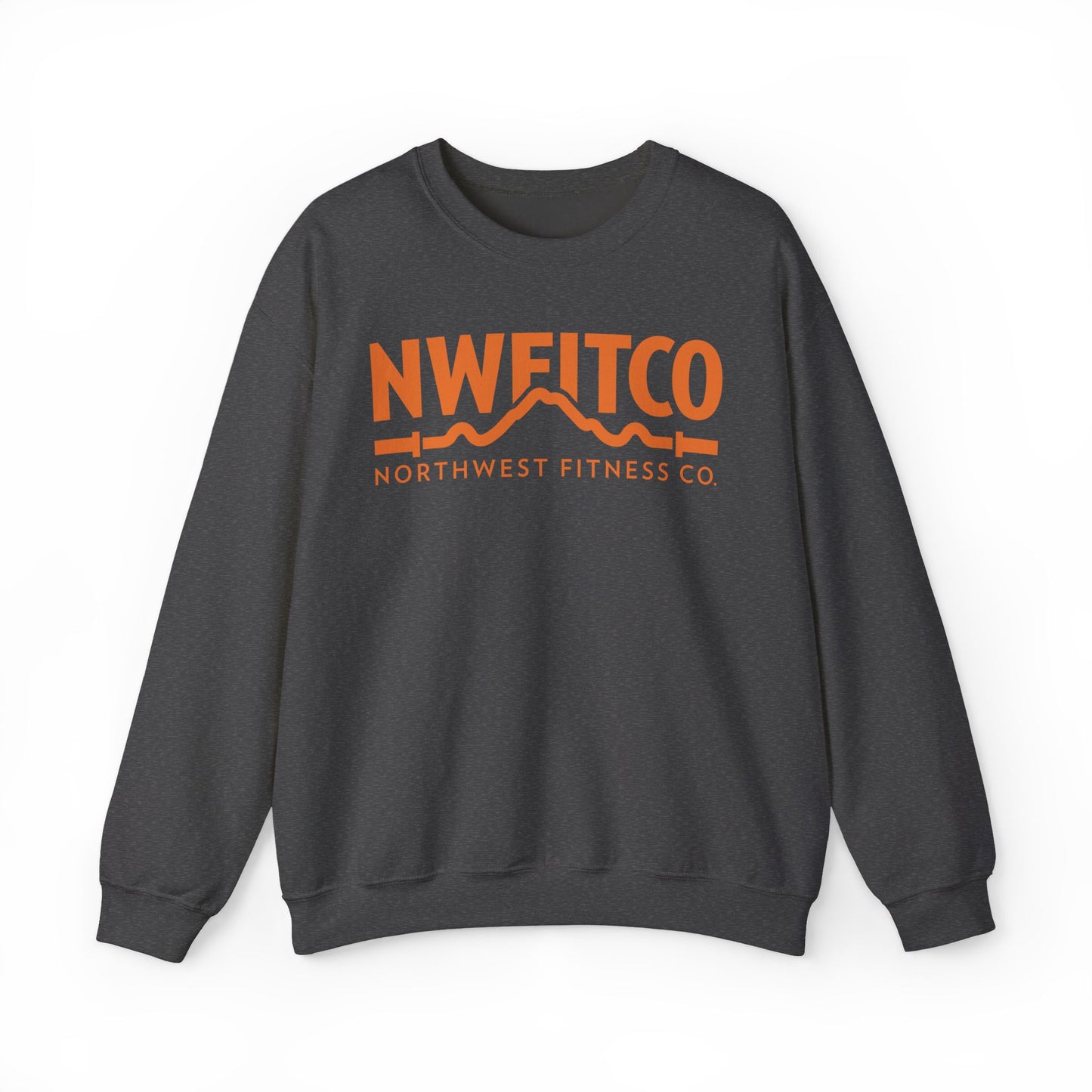 NWFITCO ORANGE LOGO CREWNECK