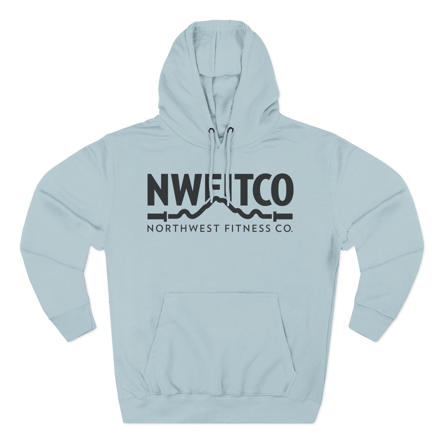 NWFITCO BLACK LOGO HOODIE
