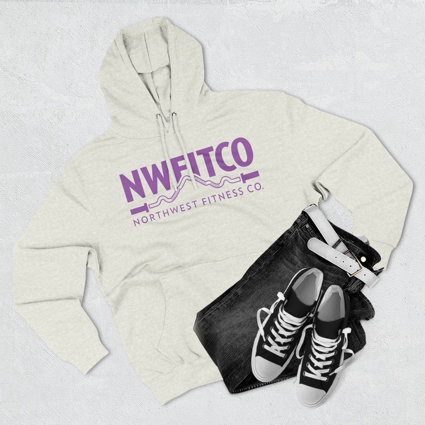 NWFITCO PURPLE LOGO HOODIE