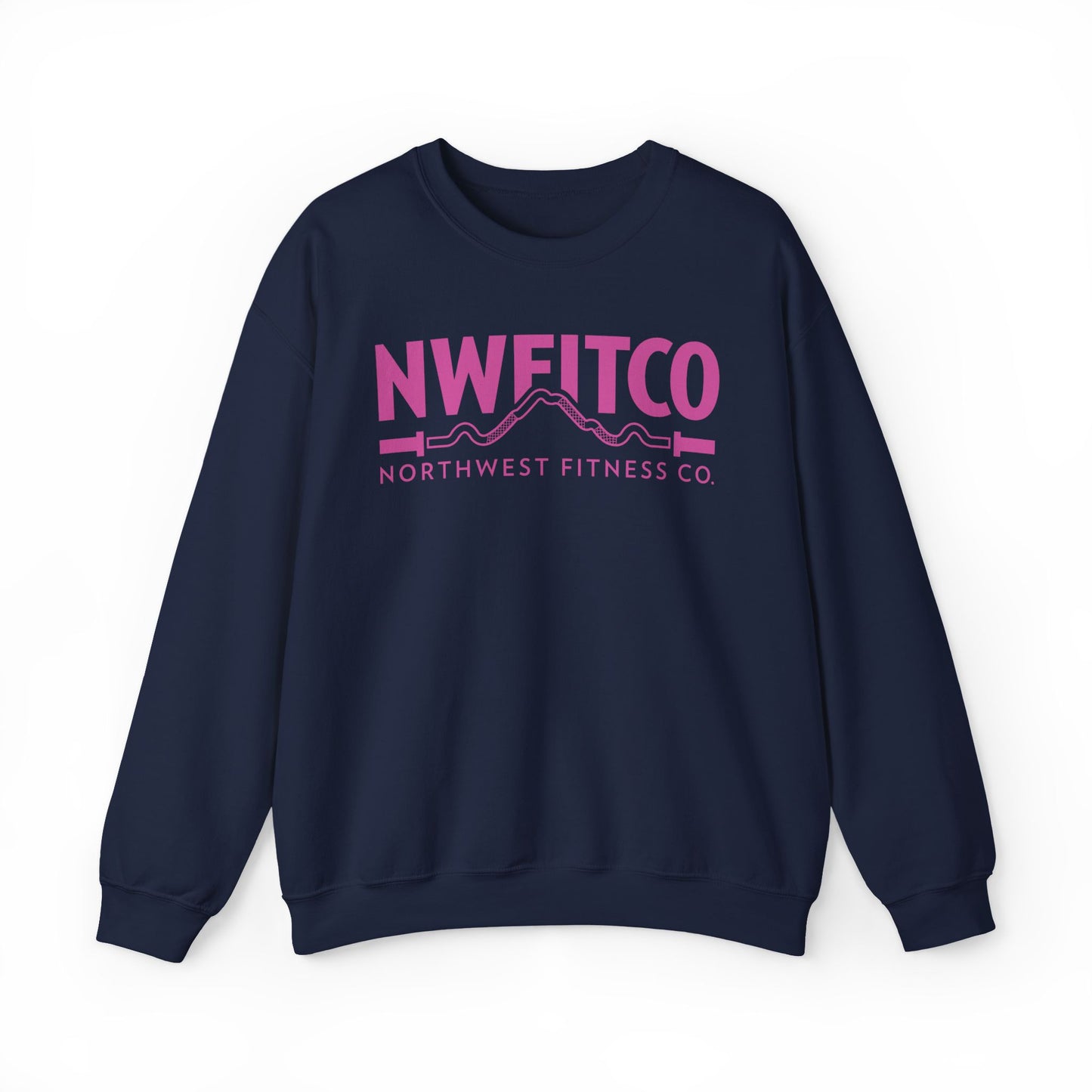 NWFITCO PINK LOGO CREWNECK
