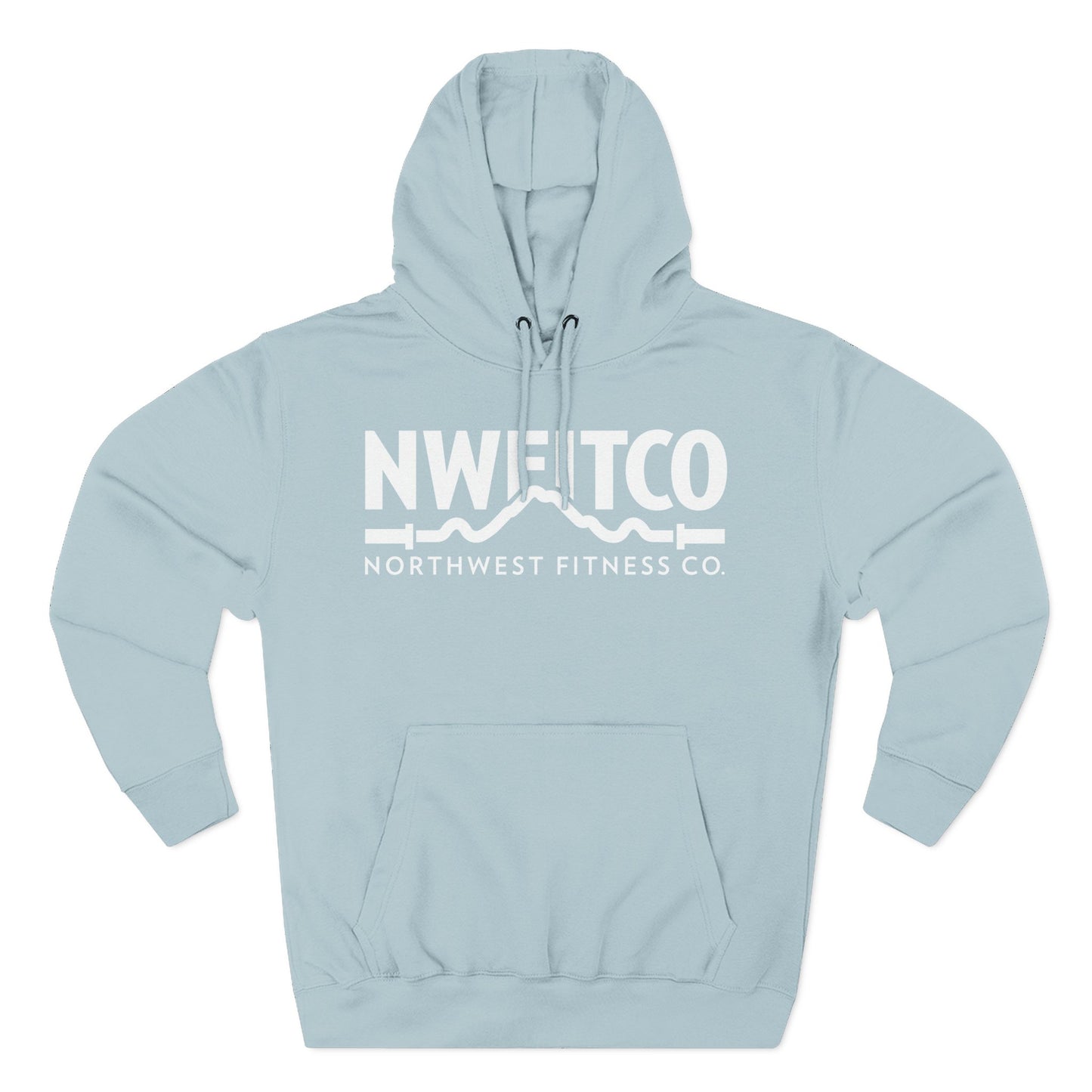 NWFITCO WHITE LOGO HOODIE
