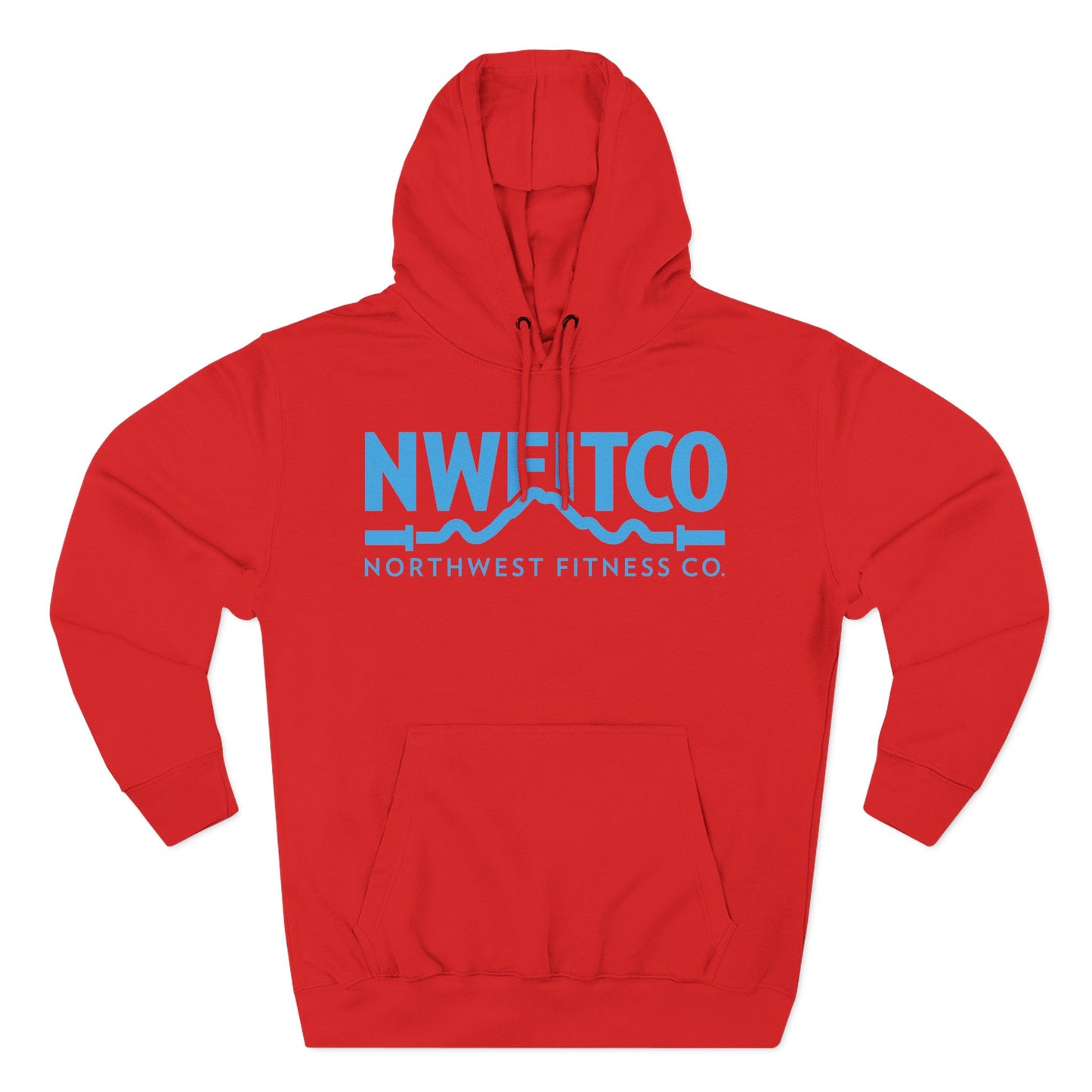 NWFITCO LIGHT BLUE LOGO HOODIE