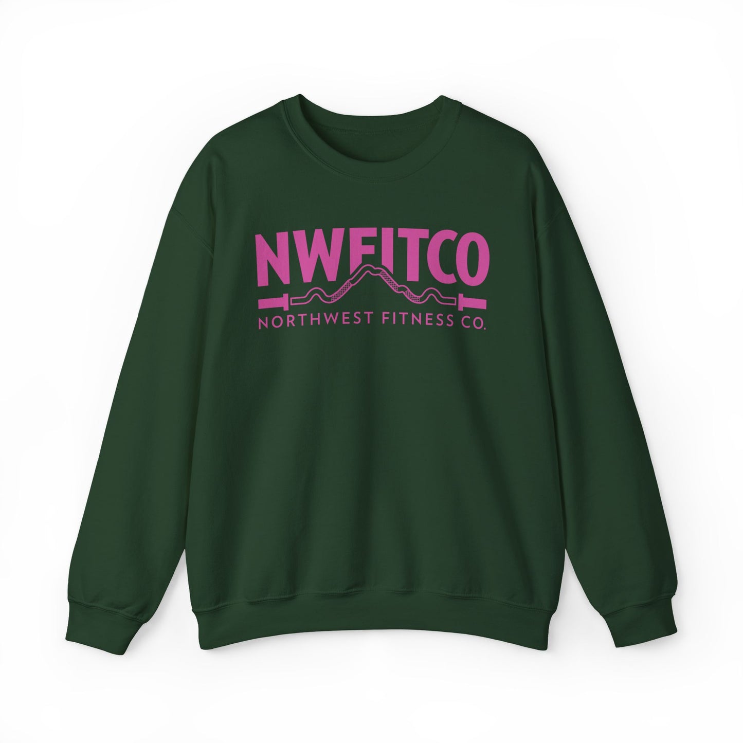 NWFITCO PINK LOGO CREWNECK