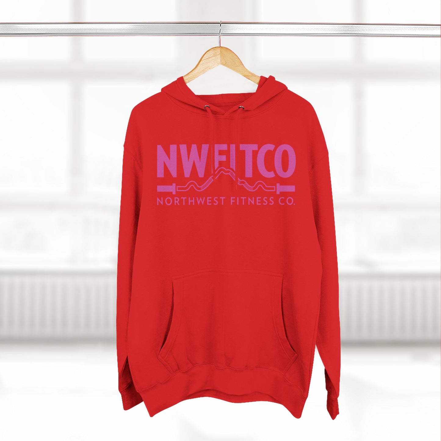 NWFITCO PINK LOGO HOODIE