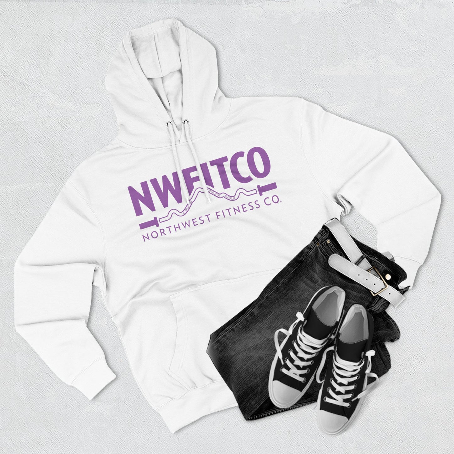 NWFITCO PURPLE LOGO HOODIE