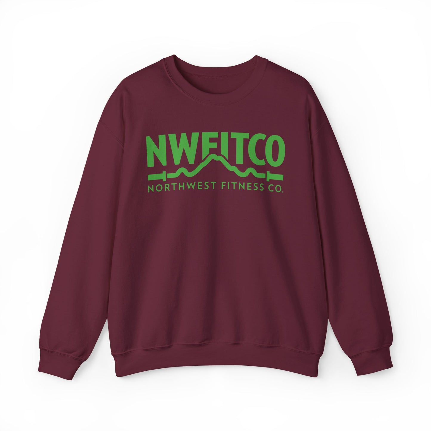 NWFITCO GREEN LOGO CREWNECK