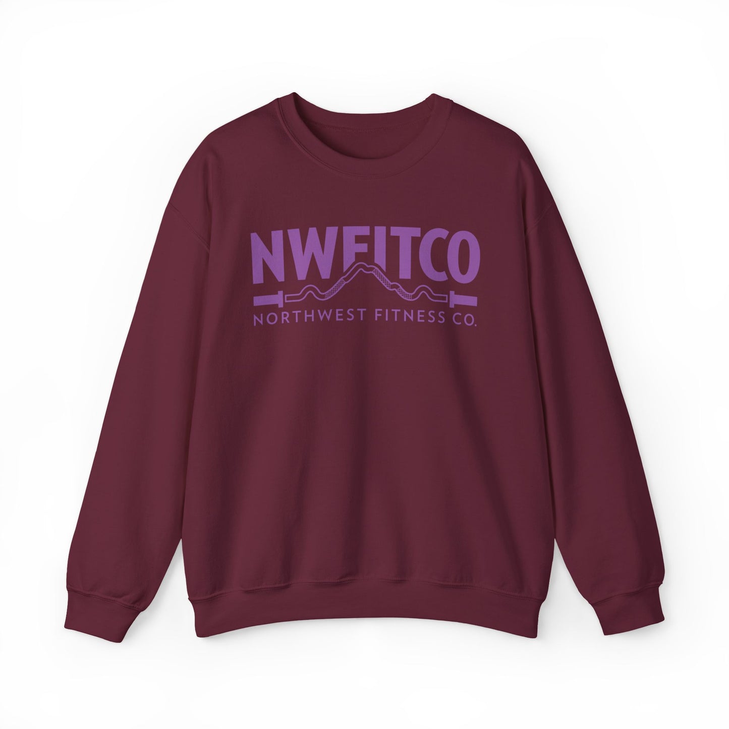 NWFITCO PURPLE LOGO CREWNECK