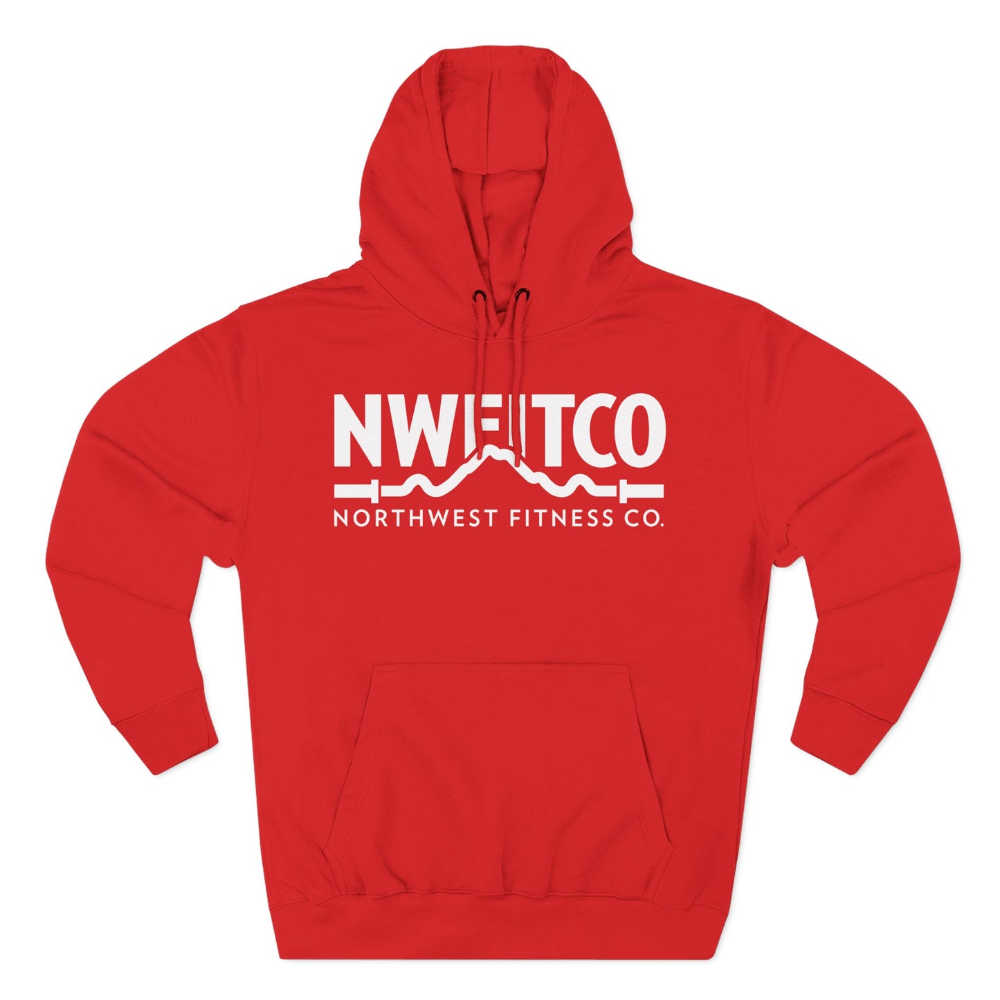 NWFITCO WHITE LOGO HOODIE