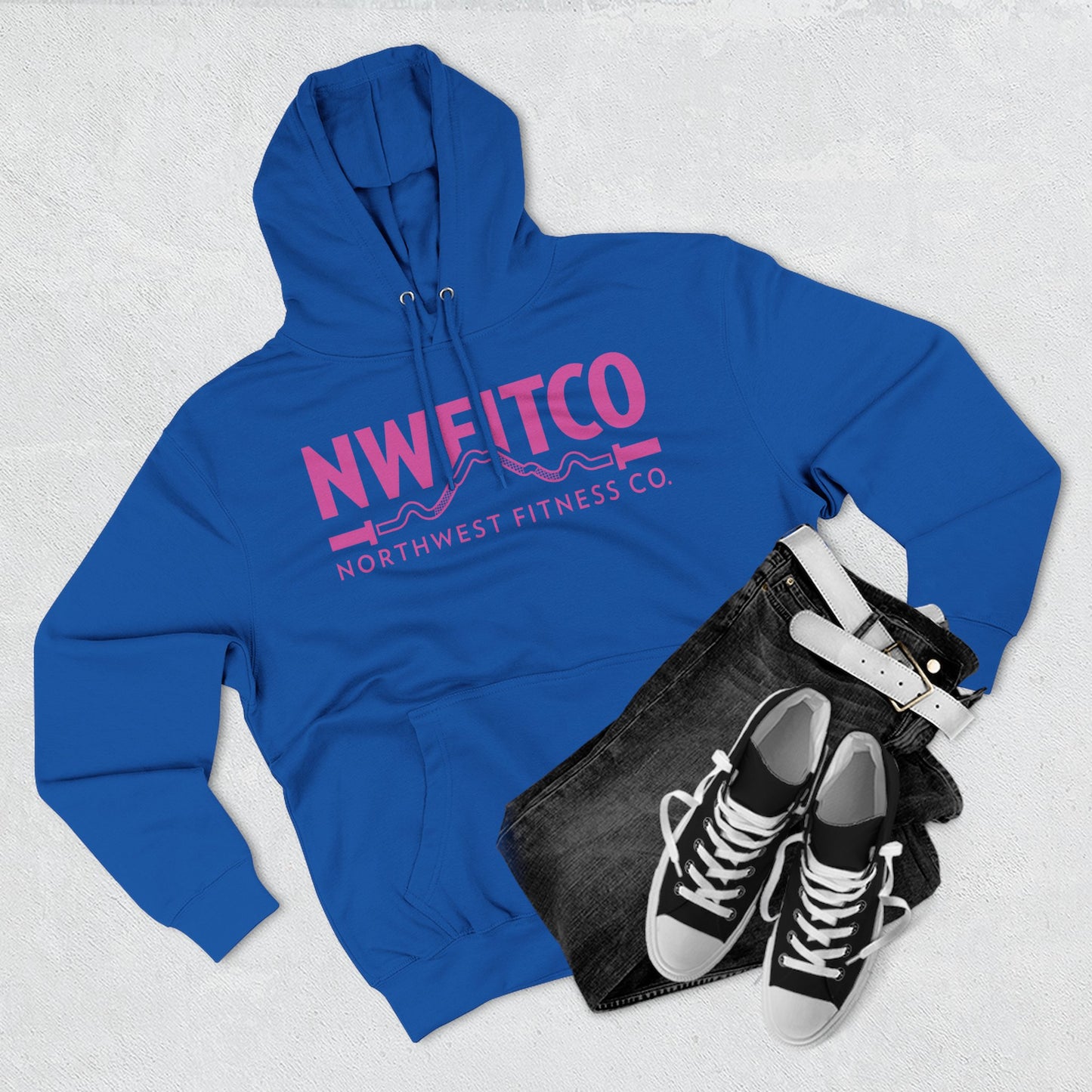 NWFITCO PINK LOGO HOODIE