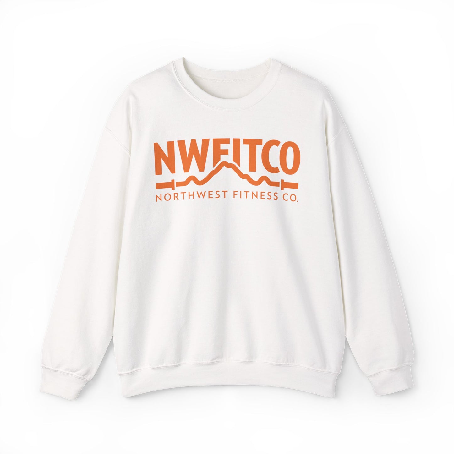 NWFITCO ORANGE LOGO CREWNECK