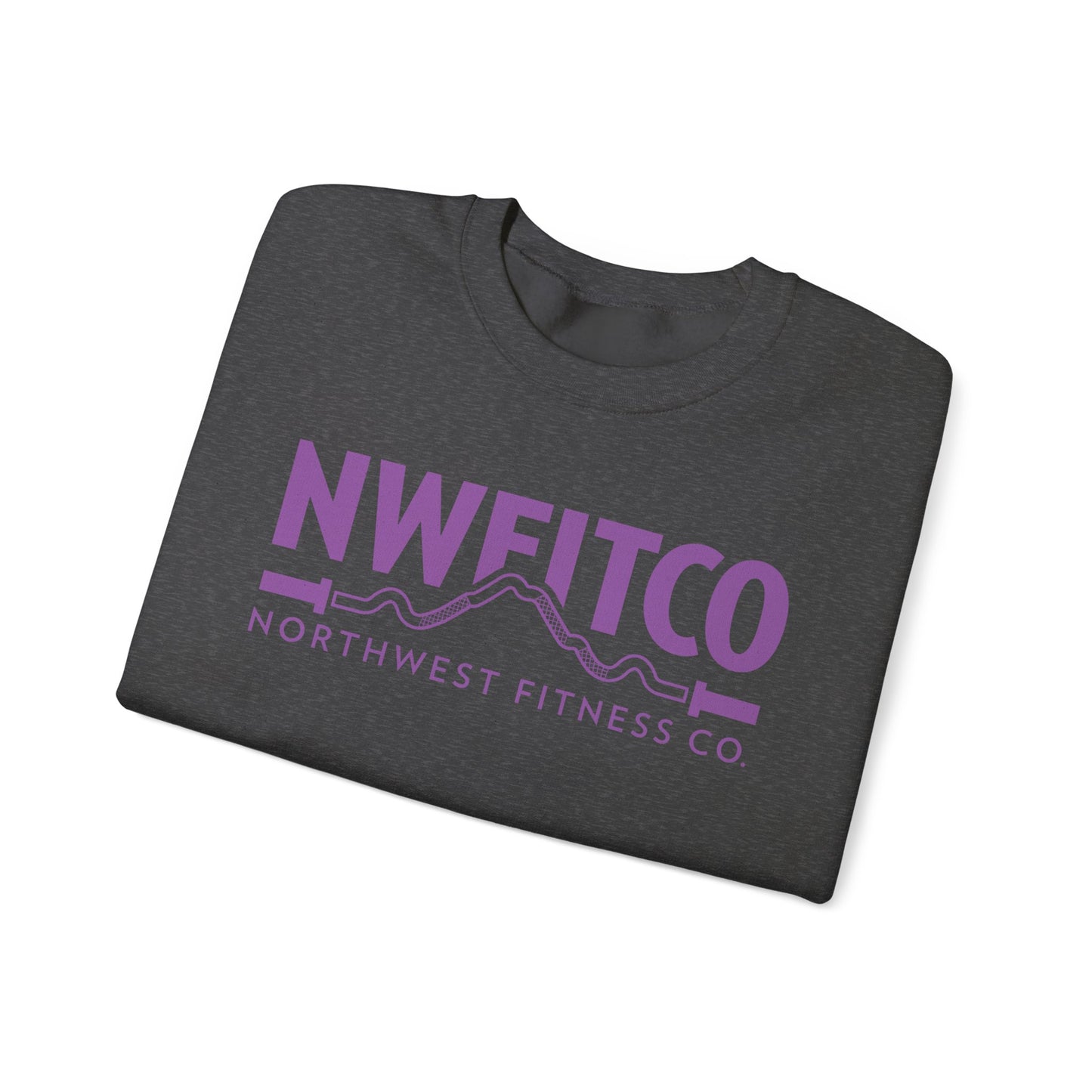 NWFITCO PURPLE LOGO CREWNECK