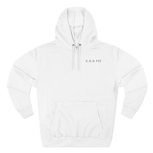 IN THIS WORLD NOT OF IT HOODIE - DARK ON LIGHT