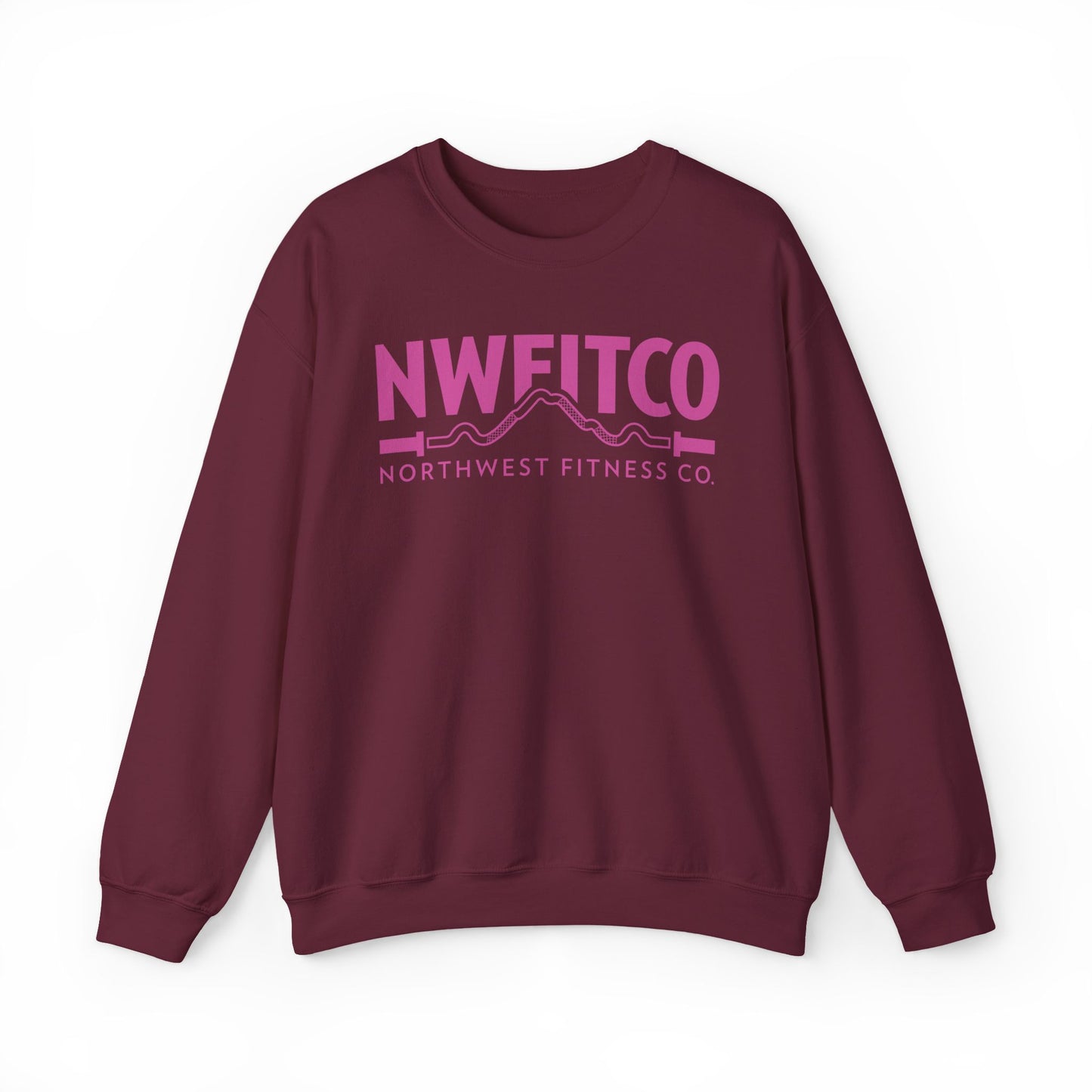 NWFITCO PINK LOGO CREWNECK