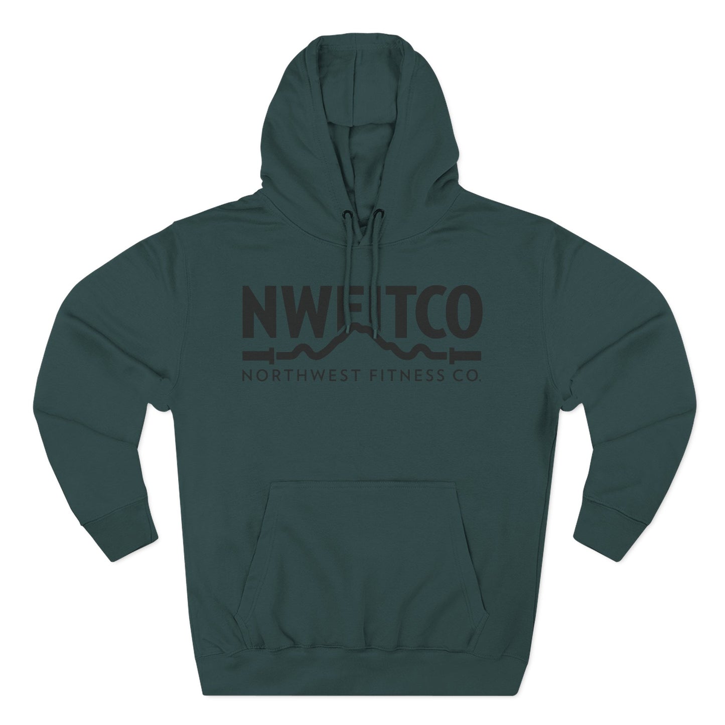 NWFITCO BLACK LOGO HOODIE