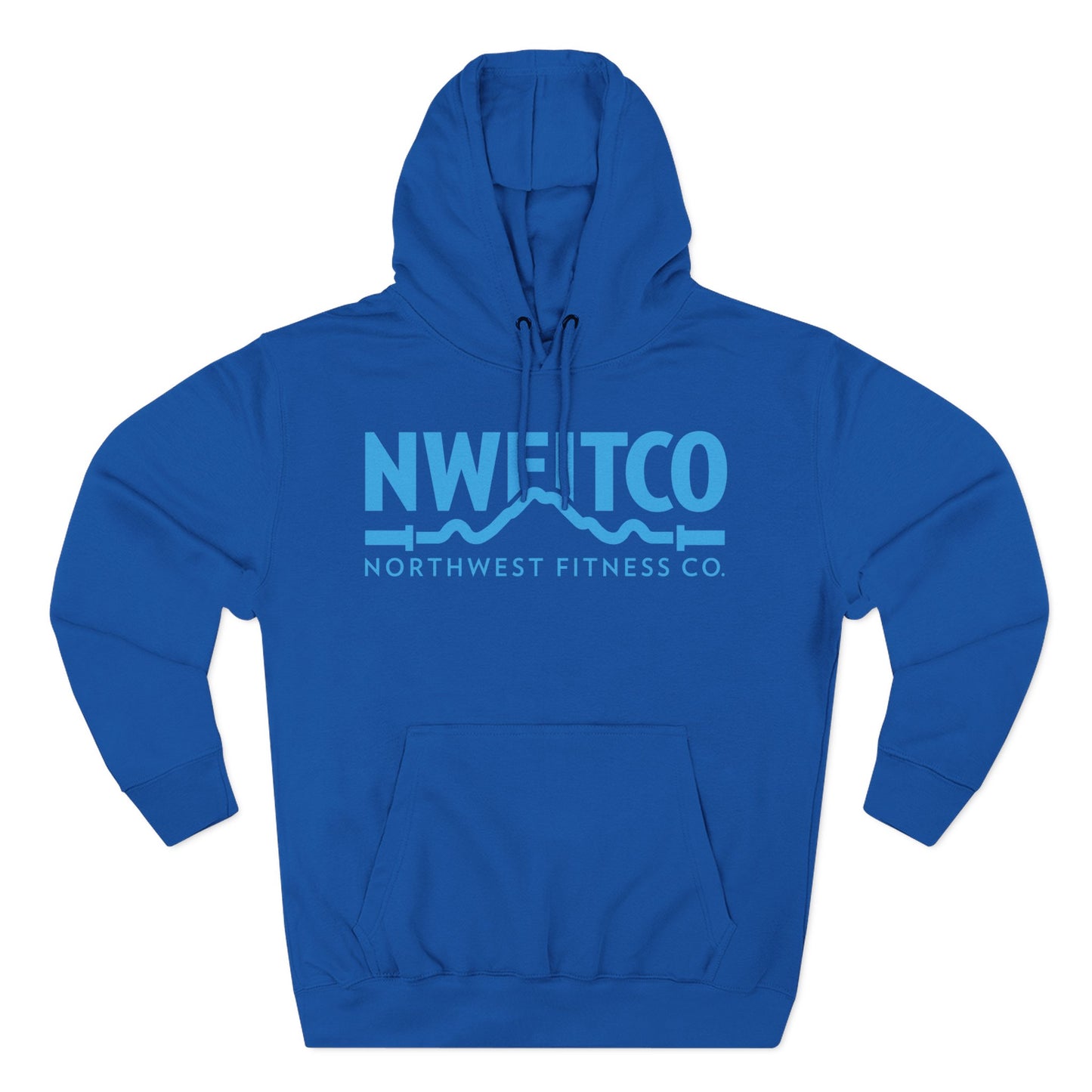 NWFITCO LIGHT BLUE LOGO HOODIE