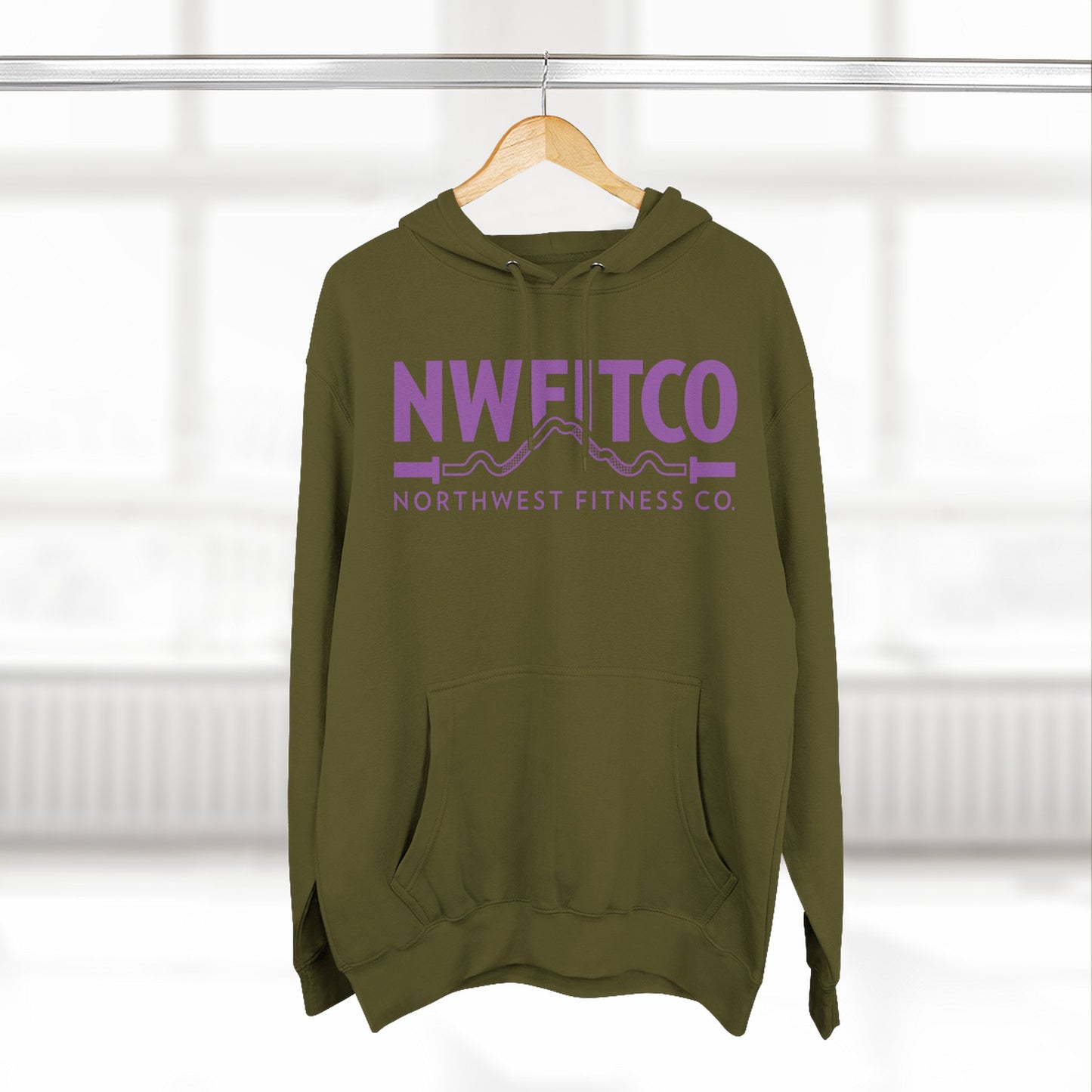 NWFITCO PURPLE LOGO HOODIE