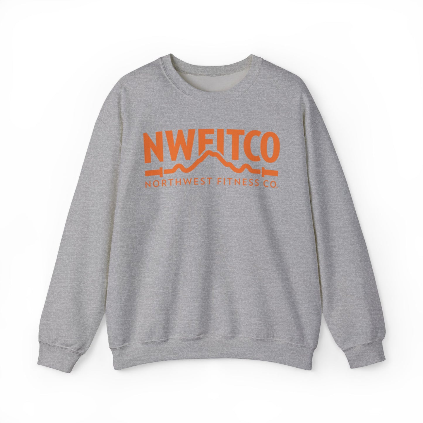 NWFITCO ORANGE LOGO CREWNECK