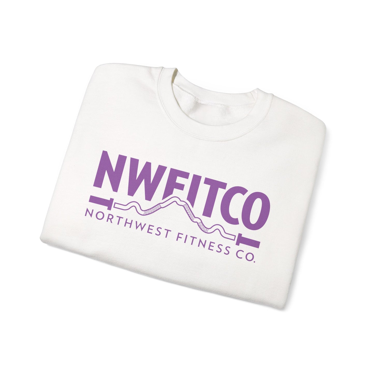 NWFITCO PURPLE LOGO CREWNECK