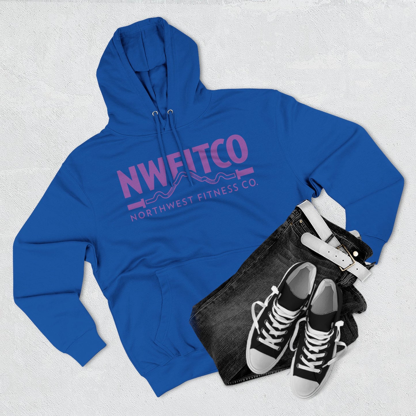 NWFITCO PURPLE LOGO HOODIE