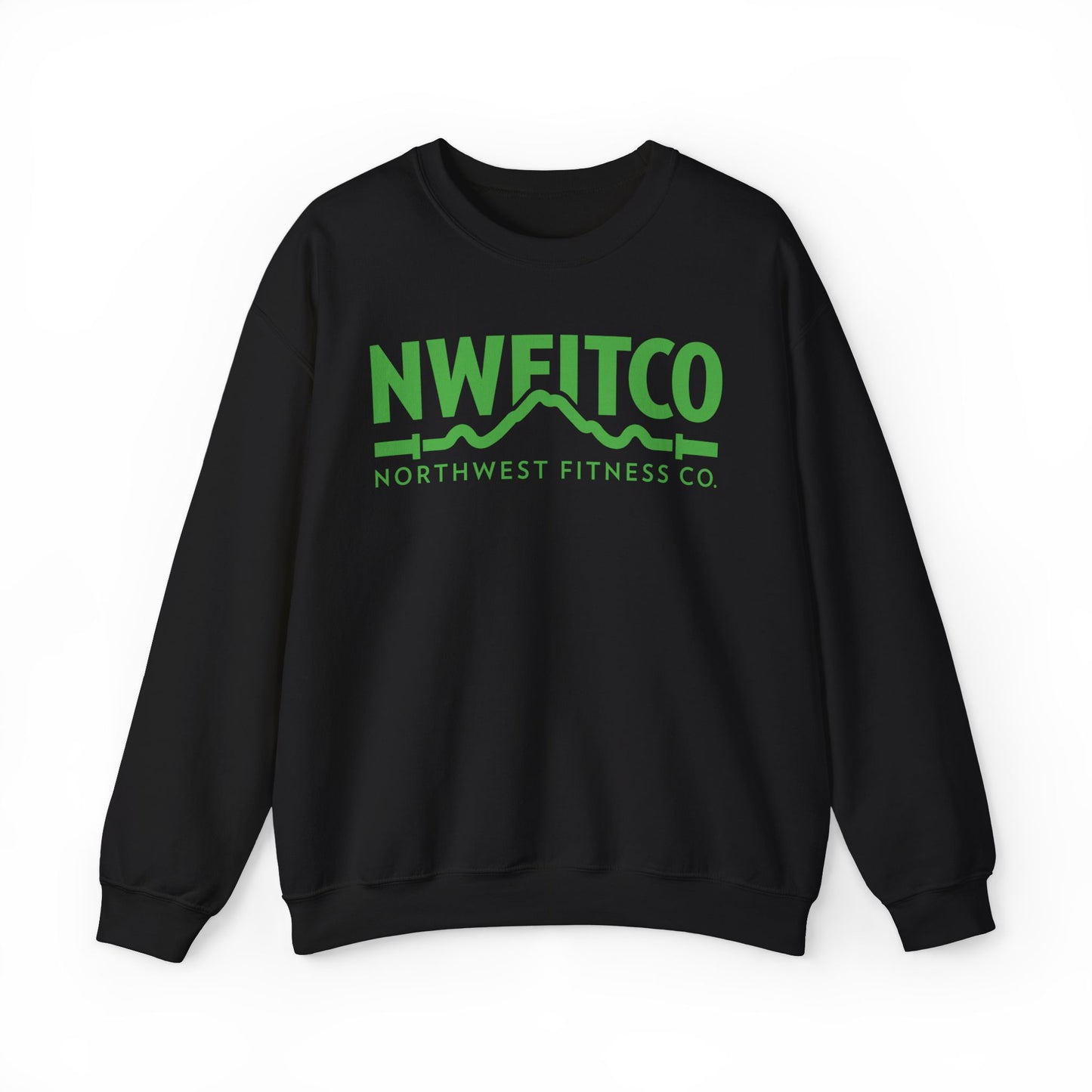 NWFITCO GREEN LOGO CREWNECK