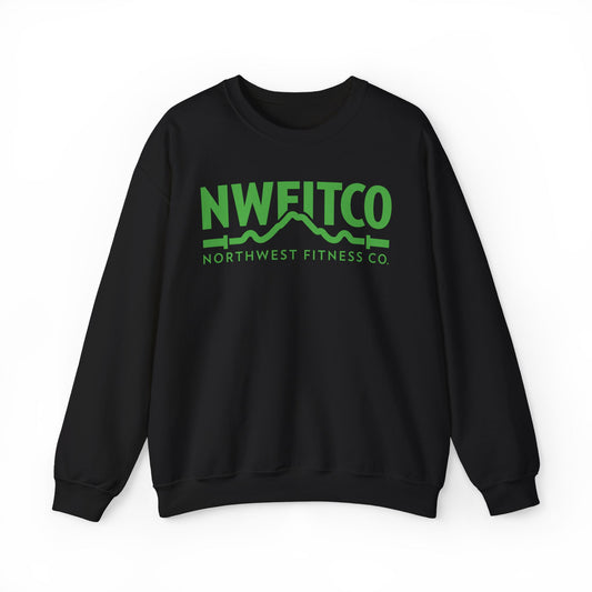 NWFITCO GREEN LOGO CREWNECK
