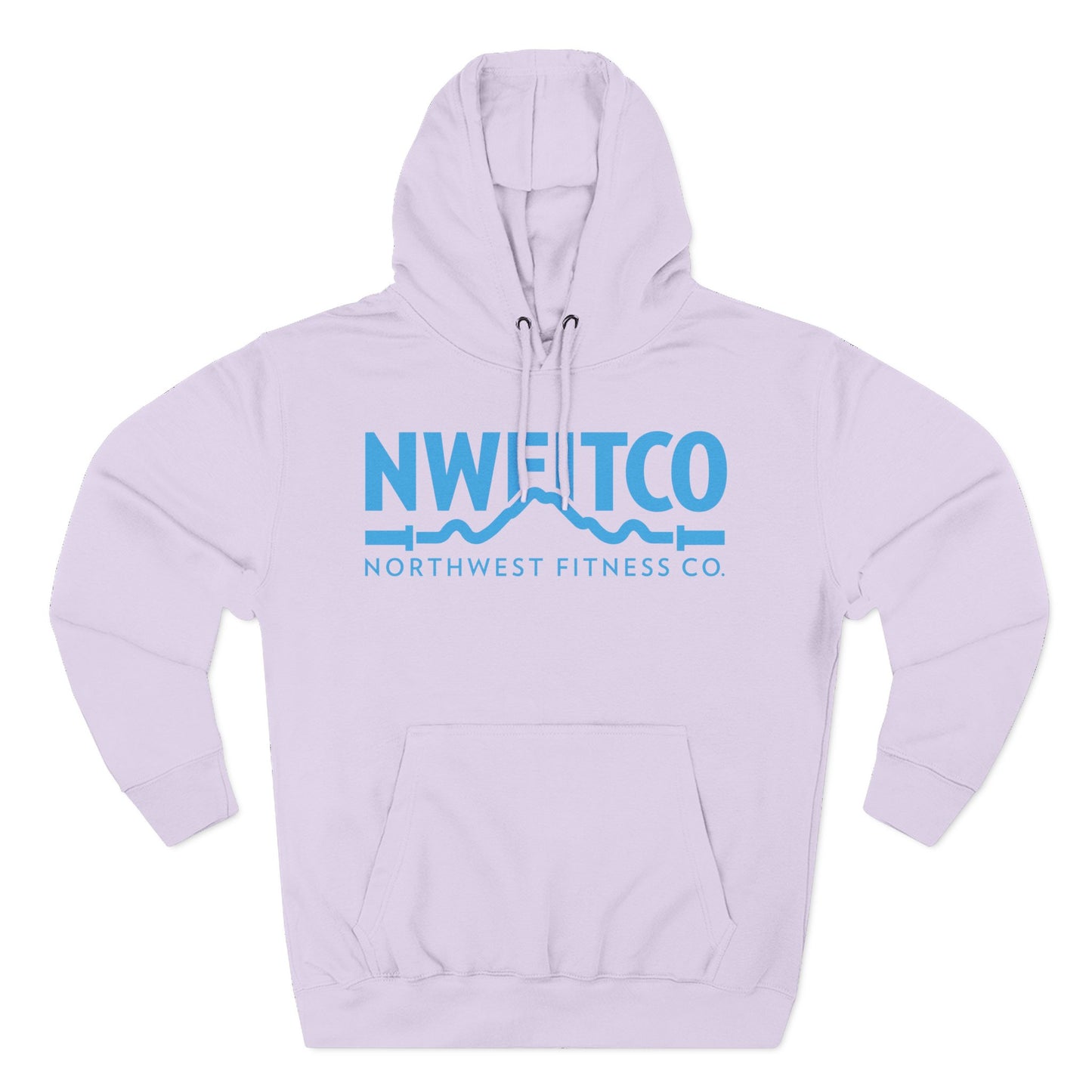 NWFITCO LIGHT BLUE LOGO HOODIE