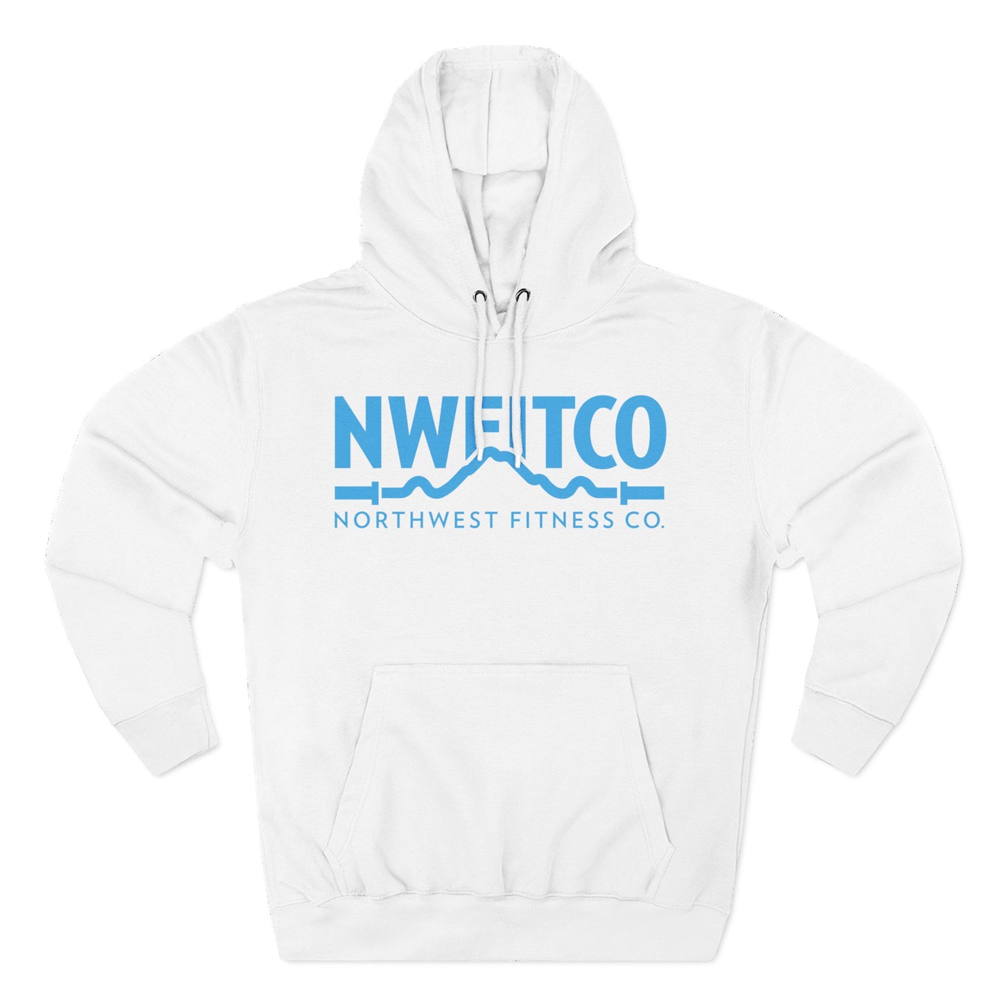 NWFITCO LIGHT BLUE LOGO HOODIE