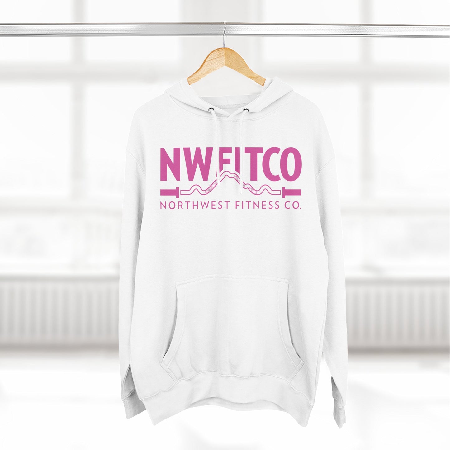 NWFITCO PINK LOGO HOODIE