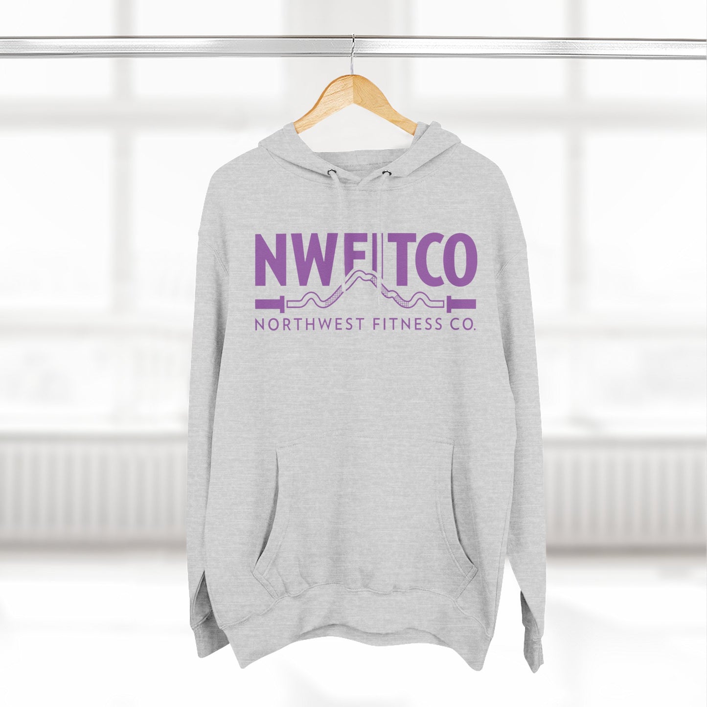 NWFITCO PURPLE LOGO HOODIE
